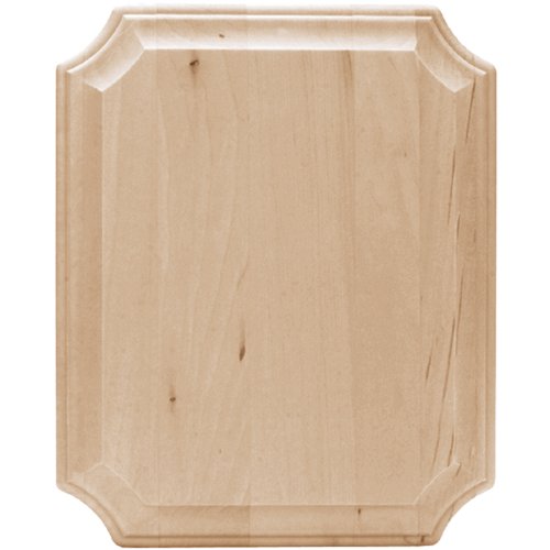 Walnut Hollow 8-Inch by 10-Inch Basswood French Corner Wide Edge Plaque