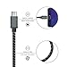 BeneStellar Micro USB Cable 3-Pack 6ft / 1.8m, Premium Nylon Braided USB 2.0A Male to Micro B Charging Charger for Samsung, LG, Motorola, HTC, Sony, PS4, Nokia, Android Devices and More (Black)
