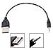 2.5mm Male AUX Audio Jack To USB 2.0 Male Charge Cable Adapter Cord / Data
