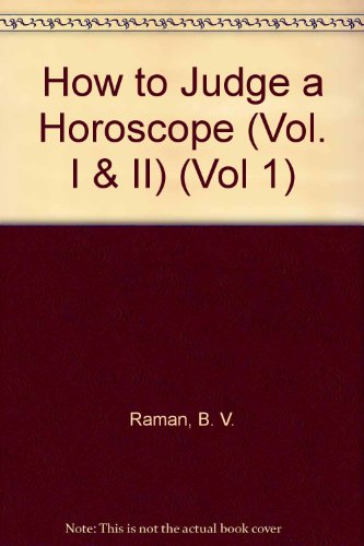 How to Judge a Horoscope(Vol 1)