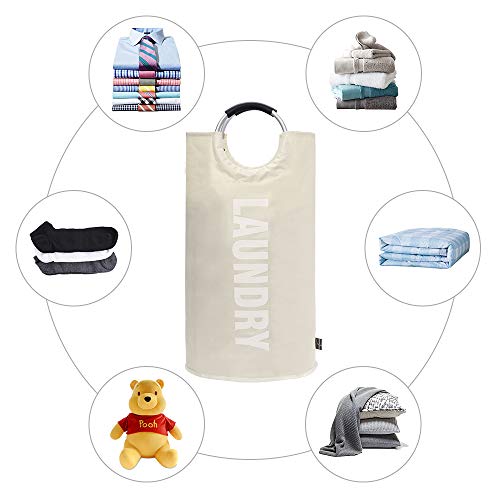 image for HOUSE DAY Large Laundry Hamper Collapsible Fabric Laundry Basket, Fold