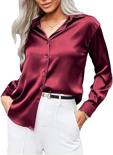 shiny blouses