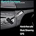Bluetooth Receiver from SHG for Bluetooth Car Aux Adapter Receiver Portable Hands-Free 3.5mm and 6.3mm Headphone Jack Bluetooth Adapter for Home Audio Music Car Stereo System