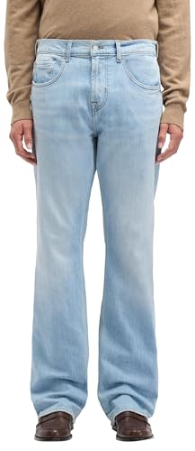 7 For All Mankind Men's Bootcut Crystal Jeans, Light Blue, 28, 28W