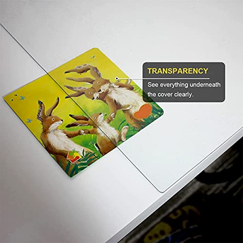 LovePads 1.5mm Thick 32 x 63 Inches Clear Table Cover Protector, Desk