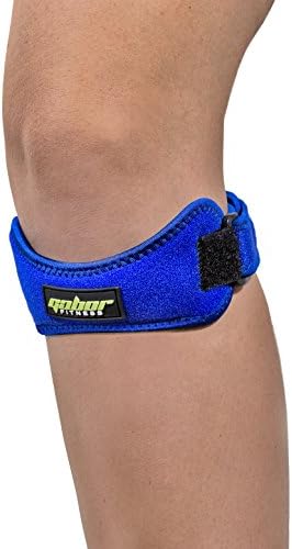 Gabor Fitness Tendon Patellar Knee Support Strap Band (Pair),Blue