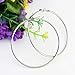 4 Pairs Dainty Hoop Earrings Set Lightweight Earrings Hypoallergenic Surgical Stainless Steel Nickel Free Circle Fashion Gifts for Women Mom & Girls Men 40-70mm