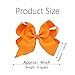 CHLONG 30pcs 4 Inches Grosgrain Ribbon Hair Bow Clips Set for Girls Toddlers Kids Teens 15 Color (4inch-30pcs)