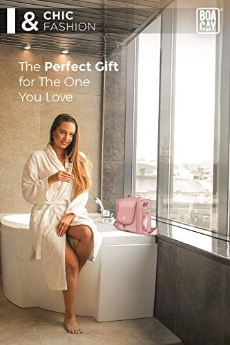 Extra Large Hanging Travel Toiletry Bag for Women and Men, Hygiene Bag, Bathroom and Shower Organizer Kit with Elastic Band Holders for Toiletries, Cosmetics, Makeup, Brushes 7 Extra Large Hanging Travel Toiletry Bag for Women and Men, Hygiene Bag, Bathroom and Shower Organizer Kit with Elastic Band Holders for Toiletries, Cosmetics, Makeup, Brushes