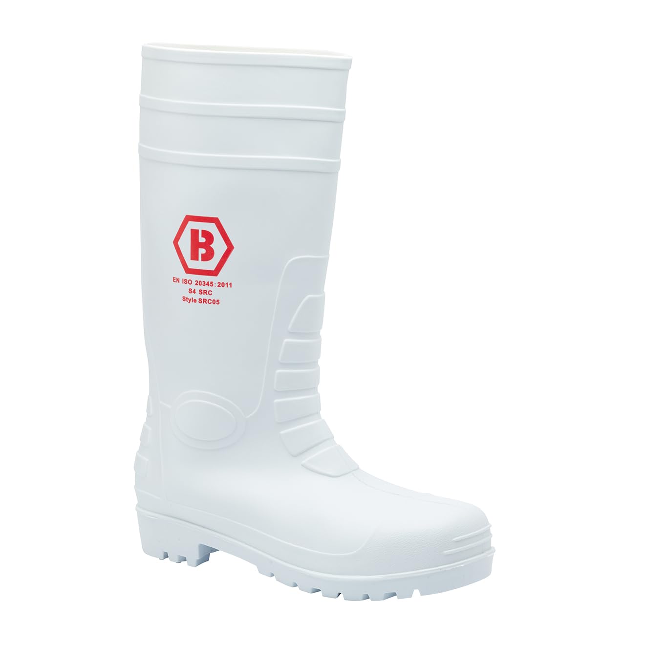 Blackrock White Safety Wellingtons for Men and Women, Steel Toe Cap Wellington Boots, Food Safety Wellingtons, White Wellies - (Size UK 9 / EU 43)