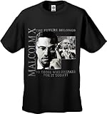 African American Heroes - Malcolm X Mens T-Shirt #B306