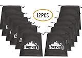 Gaming 12 Pack Drawstring Bags Party Favor Loot Gift Goodie Bags Party Supplies