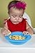 oogaa Silicone Bowl Non-Toxic Oven Safe, Blue