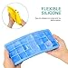 Adoric Ice Cube Trays 2 Pack, Easy-Release Silicone Honeycomb Shape Ice Tray, Ice Cube Mold for Chilling Bourbon Whiskey, Cocktail, Beverages, 38 Cubes Each BPA Free, FDA/LFGB Approval