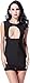 QinMi Lover Women's Sleeveless Dress Bandage Mini Dress