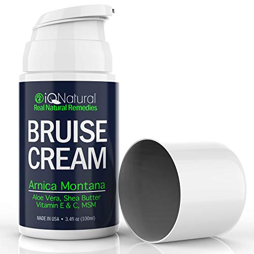 IQ Natural Arnica Cream for Bruising Bruise Healing Cream, Arnica Gel