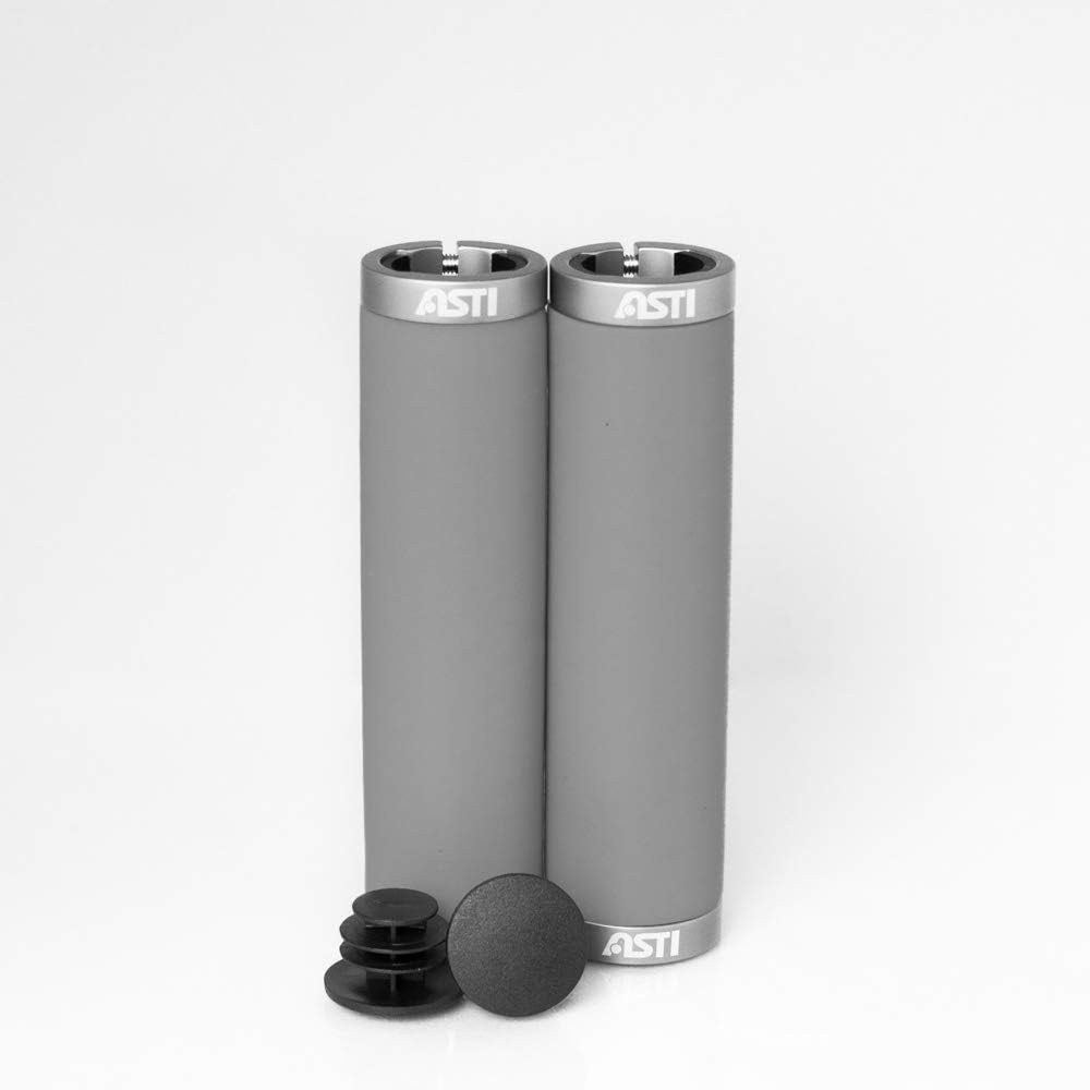 SILA Eco-Friendly Silicone Foam MTB Grips | Memory Foam Technology & Ergonomic Design | Anti-Slip, Shockproof & Weather Resistant Bicycle Handles | For Comfortable Cycling Lock-on | 8 Colors