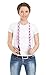 K-Roo Sports SJMP-001 Jump Rope with Plastic Beaded Segmentation, 7',Pink/White