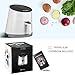 Bagotte Air Fryer, 3.7QT Oilless Electric Hot AirFryer with Full Touch Screen, 1500W Auto Off and Memory Function, Detachable Basket Dishwasher Safe, 6 Cooking Presets and Recipes, for Fast Healthier Food