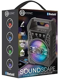 bytech universal wireless speaker led lights