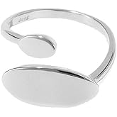 WPPHXY Sterling Silver Open Adjustable Ring 925 Silver Rings for Women Thumb Sterling Silver Band Ring