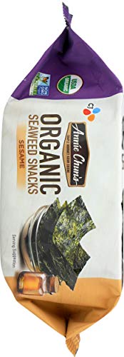 ANNIE CHUN’S SNACK SEAWEED SESAME ORGANIC, 0.35 OZ,1-SAMPLE PACK