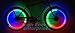 High Energy Enterprises LED Multi-Color Wheel Lights (2-Pack) - Safety, Visibility, Automatic Color-Changing LEDs 100% Guaranteed (See Details) r-Changing LEDs 100% Guaranteed