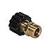 XZT 4500PSI Pressure Washer Accessories,Pressure Washer Adapter, Screw Nipple, M22 male/14mm to M22 female/15mm couplings for Sun Joe Connector