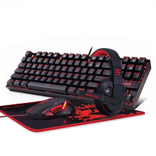 Redragon K552Bb Mechanical Gaming Keyboard And Mouse Combo & Large