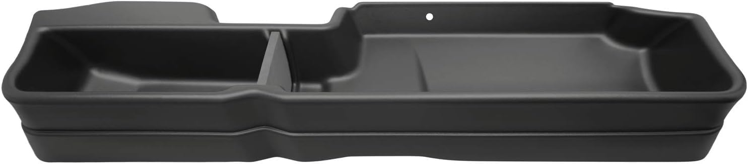 Photo 1 of *** is the carpeted version that comes with the truck is Not the husky liner.Husky Liners GearBox Storage Systems | Fits 2019-2026 Chevrolet Silverado & GMC Sierra 1500 Crew Cab | Under Seat, 1-pc Black - 09051