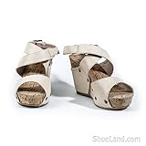HerStyle Women's Smaya 4-inch Manmade Platform Wedge Sandal with Shining Stud Accents