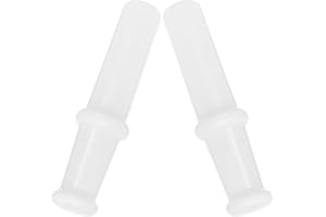 Mikinona 2pcs Meat Grinder Push Stick for Food Grinder Accessories, 7.6 x 1.5 Plastic Meat Plunger Rod, Solid