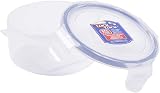 LocknLock HPL932 Round Storage Container 300 ml Clear Blue view 5