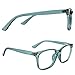TIJN Blue Light Blocking Glasses for Women Men Clear Frame Square Nerd Eyeglasses Anti Blue Ray Computer Screen Glasses