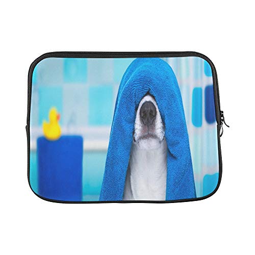 Design Custom Jack Russell Dog Bathtub Not Amused Sleeve Soft Laptop
Case Bag Pouch Skin for MacBook Air 11"(2 Sides)