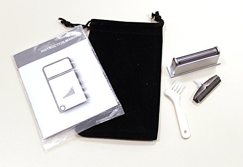 Extra Blade and Foil for Rechargeable USB Travel Razor