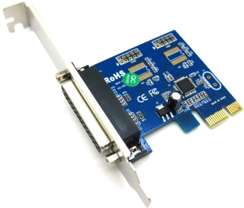 DB25 Parallel Port LPT Printer to PCI-E PCI Express Card Adapter Converter, WCH CH382L Chipset