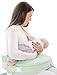 My Brest Friend Deluxe Nursing Pillow for Comfortable Posture, Light Green