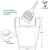 Cat Litter Waste Poop Bags - X-Large, Compostable, Plastic-free, Thick, Leak Proof, Pet/Dog Poo Bags with Easy-Tie Handles,10.5 x 18.5 inch, White, EcoLeo