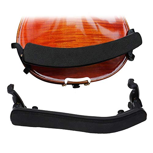 NANYI Violin Shoulder Rest 4/4 Collapsible Adjustable 3/4 Size Violin niversal Type Violin Parts soft Safety Easy to use, High strength sponge (Black) (A) - Thumbnail 2