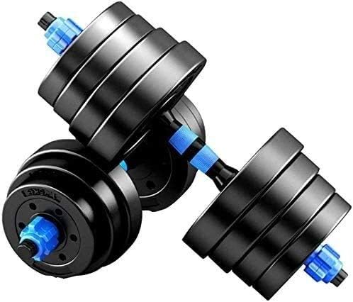 Suge Adjustable Dumbbells Set Barbell Lifting with 2 Connector for Home Bodybuilding Training Dumbbells