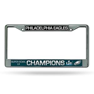 Amazon.com NFL Philadelphia Eagles Standard Chrome License Plate