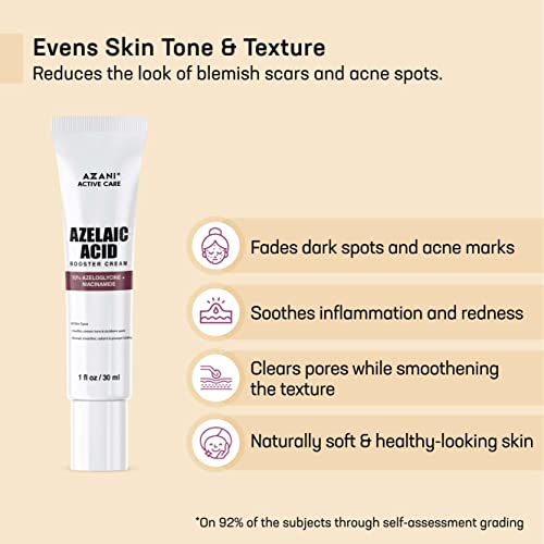 Azani 10 Azelaic Acid Scar Removal Cream with Niacinamide & Licorice
