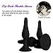 3 Sizes Of Anal Butt Plug - Silicone Anal Commander Collection Sex Toy, Trainer, Prostate Massage - for Male, Female, and Beginner