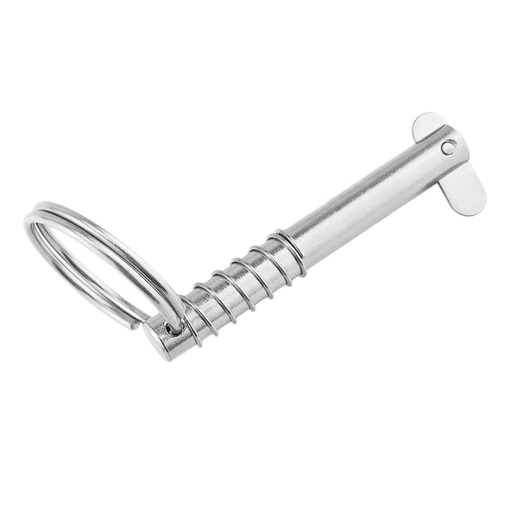 zalati Quick Release Pin for Boat 1/4" with Drop Cam & Spring Marine Grade 316 Stainless Steel Bimini Top Pin