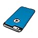 Phone 6s Plus Case, LUVVITT [Ultra Armor] Shock Absorbing Case Best Heavy Duty Dual Layer Tough Cover for Apple Phone 6/6s Plus Black /Metallic Blue