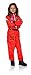 UNDERWRAPS Costumes - Children's NASA Astronaut Suit Costume - Unisex Cosplay Dress Up Kit - Complete Jumpsuit Ensemble - Halloween Space Costume - Medium (6-8) Orange