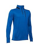 Under Armour Boys' Golf 1/4 Zip, Ultra Blue/Black, Youth X-Large