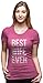 Womens Best Wife Ever T Shirt Cute Graphic Tee for Mom Funny Cool Sarcastic Top Funny T Shirts Love Tops for Women Cool Mother's Day Top Women's Novelty Pink M