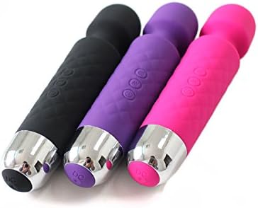 FS Essentials Ultimate 18 Speed Mini Wand Massager Waterproof and Wireless Iwand (Purple)